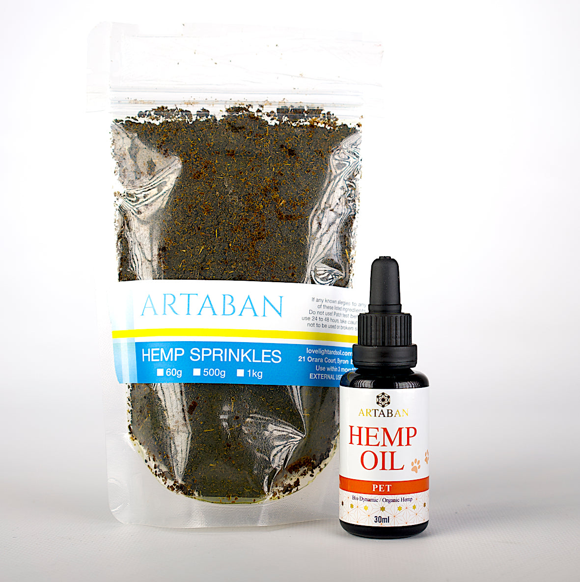 ARTABAN PET Hemp Oil & Sprinkles - Furry Friends Pack