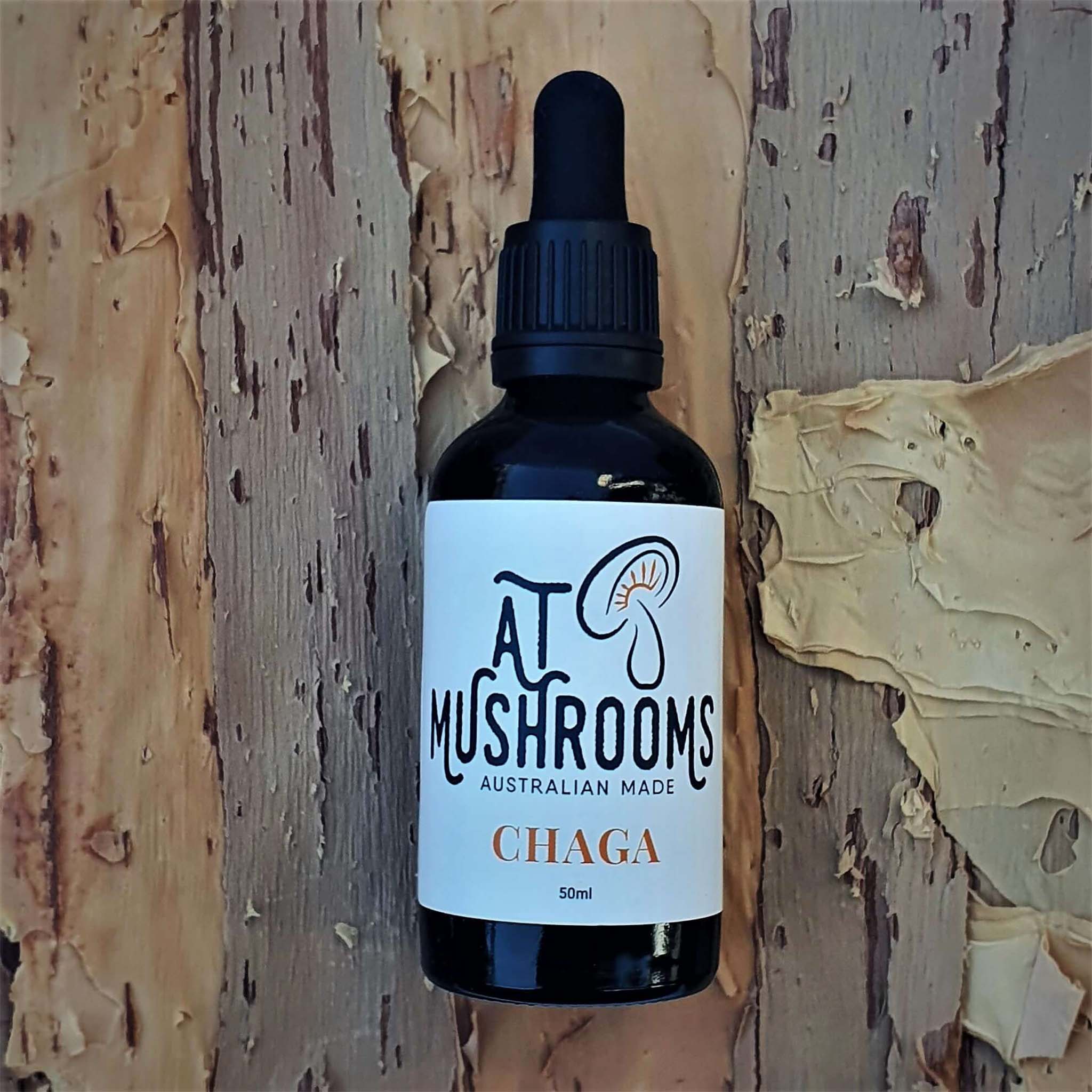 AT Mushrooms Chaga Mushroom Extract Local Botanicals Hemp